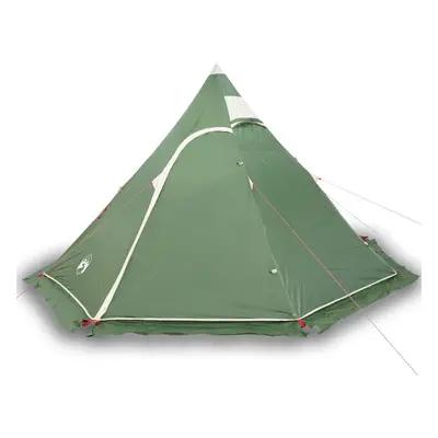 (green) vidaXL Camping Tent Tipi 5-Person Patio Lightweight Tent Dome Tent Waterproof