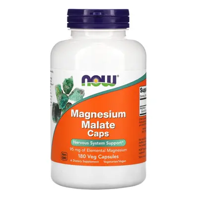 Now Foods, Magnesium Malate Caps, Veg Capsules