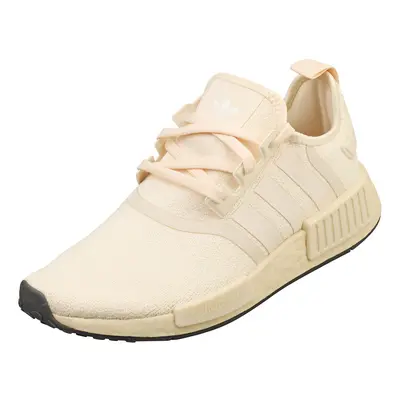 (8.5) adidas Nmd R1 Mens Fashion Trainers in Ecru Grey Cloud White