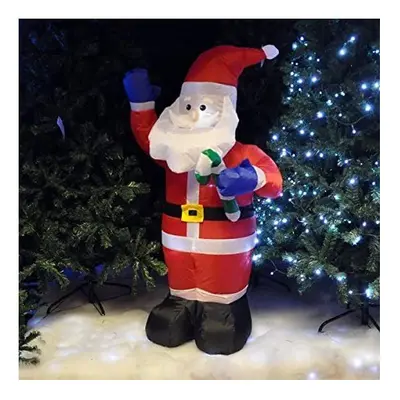 1.2m Inflatable Light Up Santa Claus Big Electric Blow Up Figure