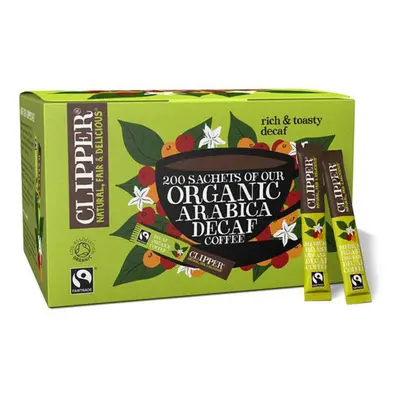 Clipper Organic Latin American Arabica Decaf Instant Coffee sticks