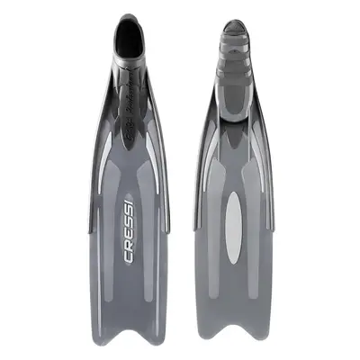 Cressi Men's Gara Professional LD Long Blade Fins, Silver, EU 45 - UK 11