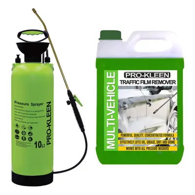 (10L) Traffic Film Remover & Manual Pump Sprayer