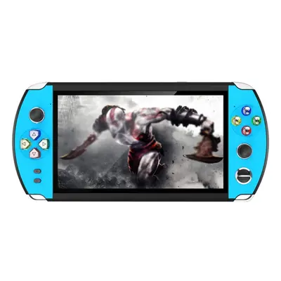 (Blue) 7.1-Inch Large Screen Handheld Game Player Portable Video Console