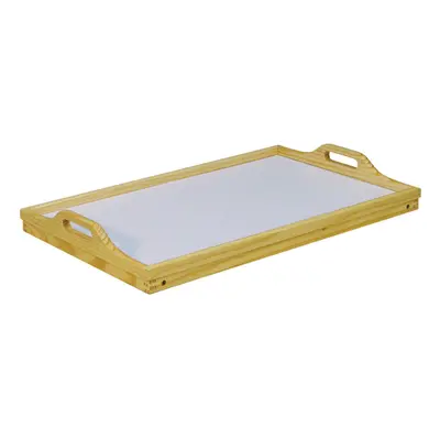 Folding Adjustable Wooden Bed Tray - Easy to Clean - Angle Adjusting Lap Tray