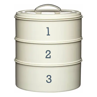 Living Nostalgia Antique Cream Three Tier Cake Tin Set