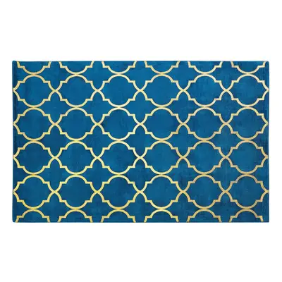 Viscose Rug x cm Blue YELKI