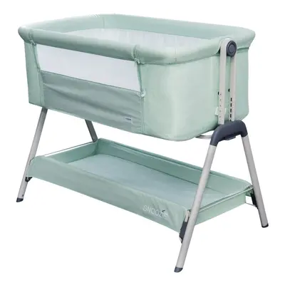 (Misty Jade) Kinder Valley Snoozie Bedside Crib | Co Sleeper Baby Cot