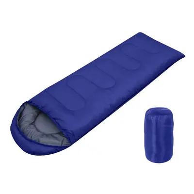 (Dark Blue, 2.4kg(190+30)*75cm) Season Sleeping Bag Waterproof Outdoor Camping Hiking Envelope S