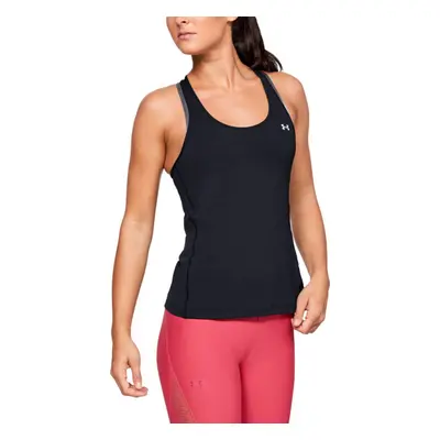 (S, Black) Under Armour Womens UA HG Armour Racer Tank Sleeveless T-Shirt