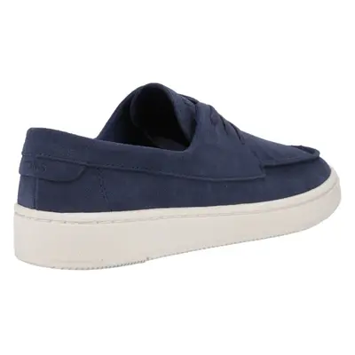 (Blue, (Adults')) TOMS TRVL Lite London 100% Cow Men's Navy Lace-Up Shoes