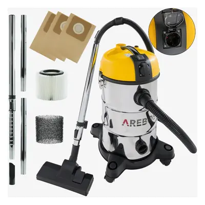 AREBOS Industrial Vacuum Cleaner 5-in-1 Wet and Dry Vacuum Cleaner W Ash /Fireplace / Grill with