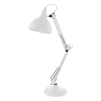 Table Desk Lamp Adjustable Colour White Flexible In Line Switch Bulb E27 1x40W