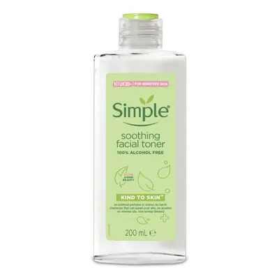 Simple Kind to Skin Soothing Facial Toner, 200ml Pack