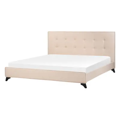 Bed AMBASSADOR x cm (EU Super King) Fabric Beige