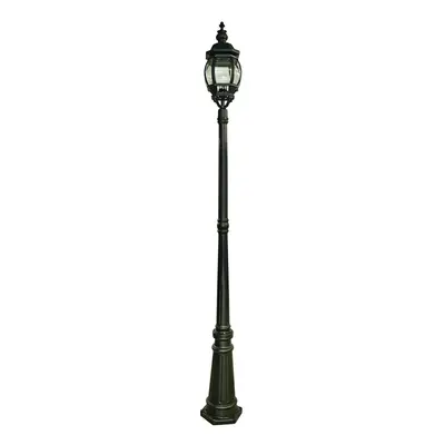 Single Light Black Outdoor Post IP44 Rated