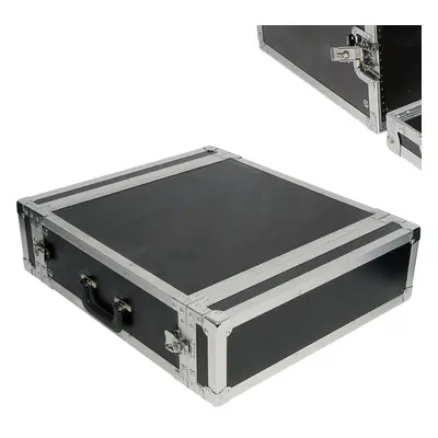 19" 3U Equipment Patch Panel Flight Case Transit Storage Handle DJ PA Mixer Box