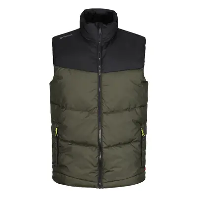 (S, Dark Khaki/Black) Regatta Mens Regime Insulated Body Warmer