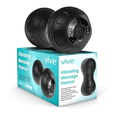 Vive Vibrating Massage Peanut - Deep Tissue Roller - Self Massager Tool for Trigger Point and My