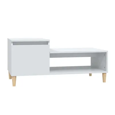 (High gloss white) vidaXL Coffee Table Engineered Wood Side Sofa Accent Couch Table Multi Colour