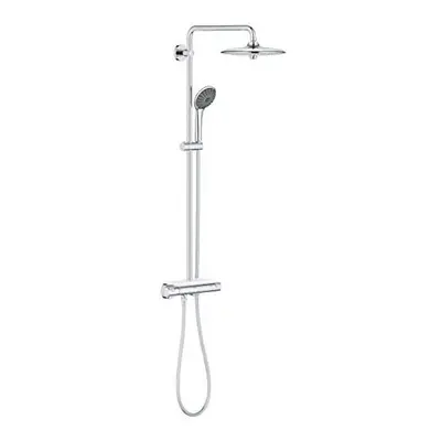 GROHE Chrome Vitalio Joy 260 Shower System with Thermostat for Wall Mounting, Ã mm