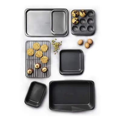 MasterClass Smart Space Seven-Piece Stacking Non-Stick Baking & Roasting Set