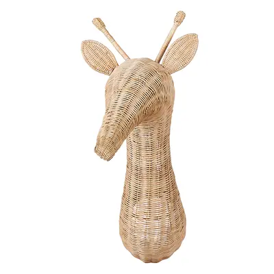 Wall Decor Giraffe BANANEC Rattan Natural cm