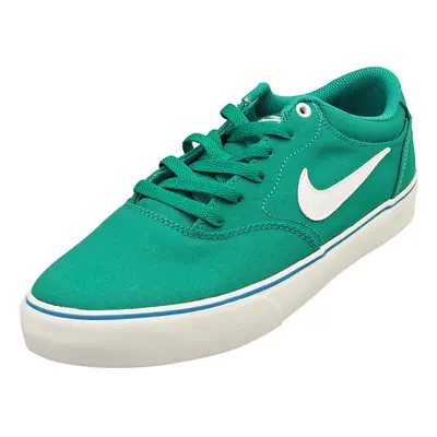 (7) Nike SB Chron Mens Casual Trainers in Green White