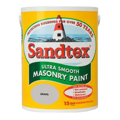 Sandtex Ultra Smooth Masonry Paint 5L - Gravel