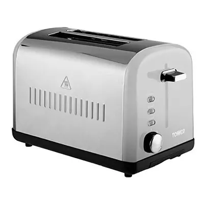 Tower T20014 Infinity Slice Toaster with Browning Setting and Defrost Function, Stainless Steel,