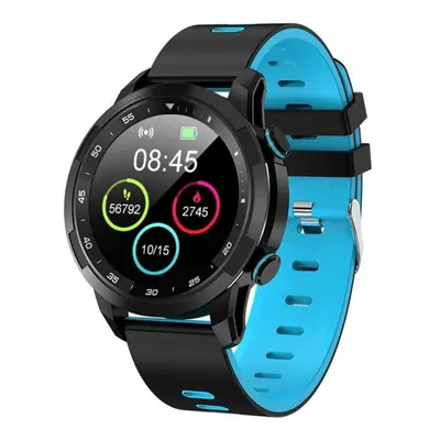 (Blue) 1.3 inch IPS multi-functional smart bracelet