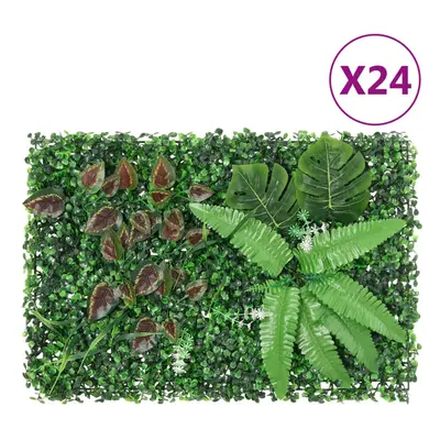 vidaXL Artificial Plant Fence Garden Privacy Fence ScreenÃÂ pcs Green 40x60cm