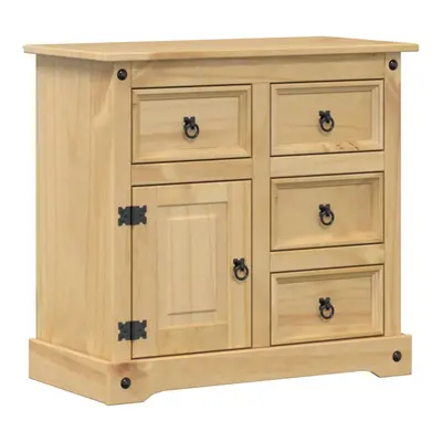 vidaXL Sideboard Storage Cupboard Cabinet Highboard Buffet Solid Wood Pine