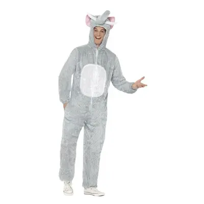 Smiffys Elephant Costume Includes Jumpsuit With Hood Grey - costume elephant animal fancy dress 