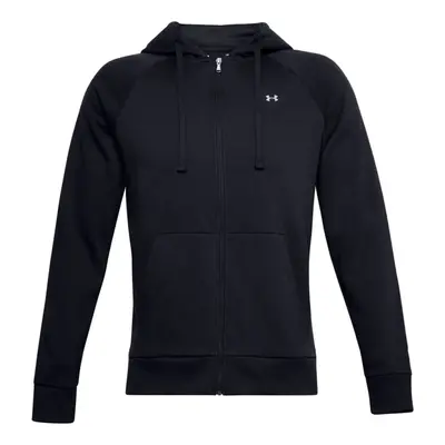 (S, Black) Under Armour Mens Rival Fleece Soft Brushed Raglan Full Zip Hoodie Hoody