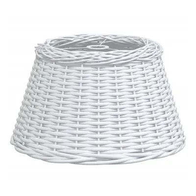 (white, x cm) vidaXL Lamp Shade Table Wicker Lamp Shade Bedroom Bedside Light Shade Wicker