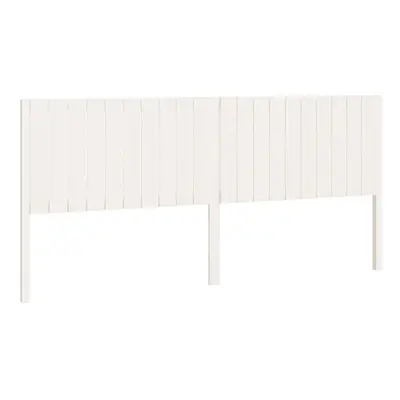 (white, 205.5 x x cm) vidaXL Bed Headboard Home Bedroom Decorative Bed Header Panel Solid Wood P