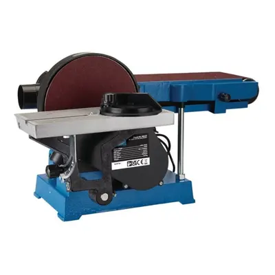 230V Belt and Disc Sander with Tool Stand, 150mm, 750W