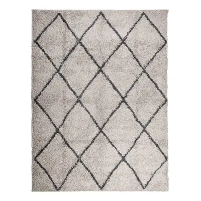 (beige and anthracite, x cm) vidaXL Shaggy Rug Floor Mat Fluffy Rug Area Rug PAMPLONA High Pile 