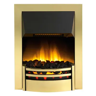 Dimplex Kansas KNS20 Coal Bed Inset Fire - Brass