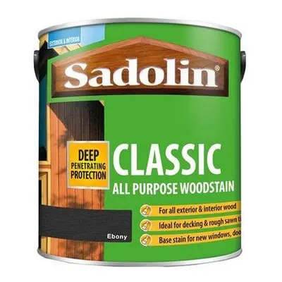 Sadolin Classic Wood Protection Ebony 2.5 Litre