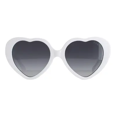 Guess Sunglasses GU8600 21B White Gradient Smoke Grey