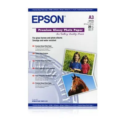 Epson Premium Glossy Photo Paper, DIN A3, 255g/mÂ², Sheets