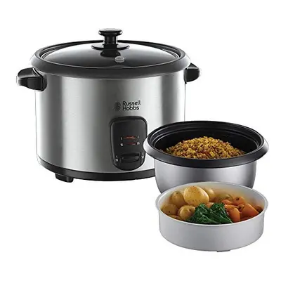 Russell Hobbs Cook @ Home rice cooker with W and 1.8 litre capacity made of stainless steel/blac