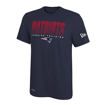 New Era NFL Men's Team Pride Dri-Tek Short Sleeve T-Shirt, New England Patriots, X-Large