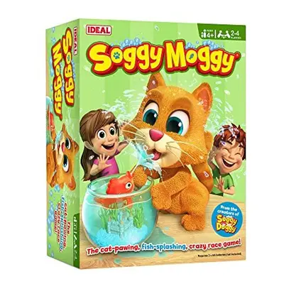 IDEAL | Soggy Moggy: The cat pawing, fish-splashing, crazy race game | Kids Games | For Players 