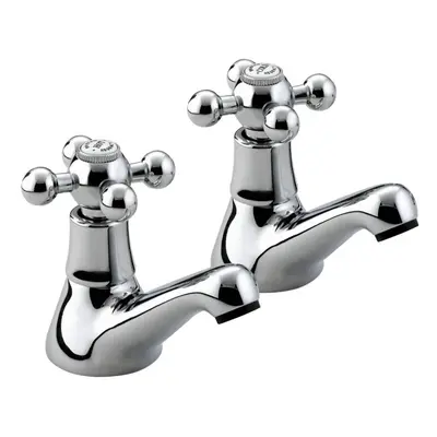 Bristan R 1/2 C Regency Basin Taps - Chrome