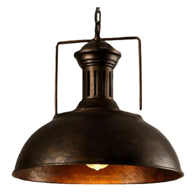 (Rust) Vintage Retro Industrial Cafe Ceiling Light Fixture Lamp Shade Home Decor