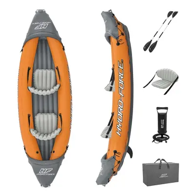 Bestway Hydro-Force Rapid x2 Inflatable Kayak Set Blow up Canoe Rowing Boat