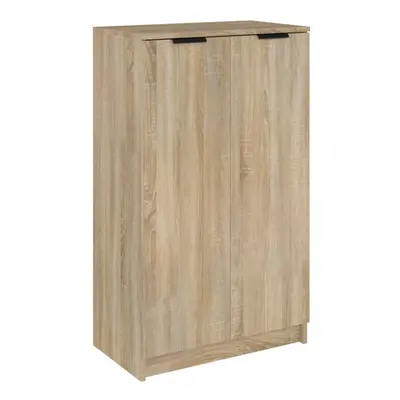 (Sonoma oak) vidaXL Shoe Cabinet Engineered Wood Hallway Shoe Storage Cupboard Shoe Holder